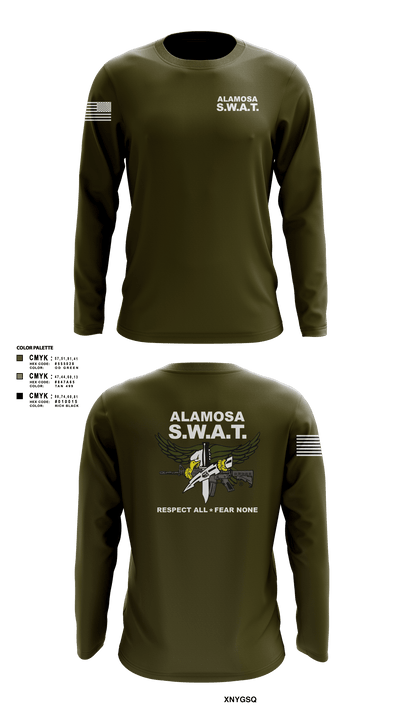Alamosa SWAT Team 6512641 Long Sleeve Performance Shirt - 2