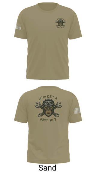 Old School Cotton Feel Shirt, 87th CEC-A FMT PLT, , Teamtime, Team time, sublimation, custom sports apparel, team uniforms, spirit wear, spiritwear, sports uniforms, custom shirts, team store, custom team store, fundraiser sports, apparel fundraiser