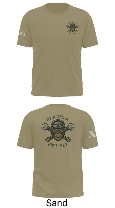 87th CEC-A FMT PLT 27162663 Old School Cotton Feel Shirt - 90