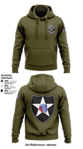 2ND INFANTRY 2ND BRIGADE ALPHA COMPANY 62897068 Hoodie - 1
