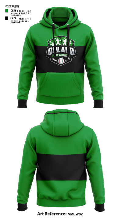 ORLAND YOUTH ASSOCIATION - OYA BASEBALL 38787499 Hoodie - 1