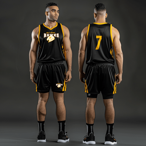HOLLY SPRINGS 52631132 Mens Basketball Jersey -1