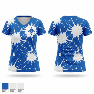 Womens Short Sleeve Vneck Shirt, Ragsdale Tigers, Track & Field, Teamtime, Team time, sublimation, custom sports apparel, team uniforms, spirit wear, spiritwear, sports uniforms, custom shirts, team store, custom team store, fundraiser sports, apparel fundraiser