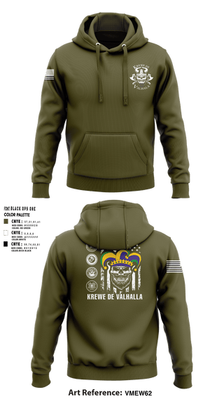 KREWE DE VALHALLAKREWE DE VALHALLA 20472021 Hoodie -1