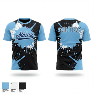 Short Sleeve Performance Shirt, Umaine Club Swim, Swimming, Teamtime, Team time, sublimation, custom sports apparel, team uniforms, spirit wear, spiritwear, sports uniforms, custom shirts, team store, custom team store, fundraiser sports, apparel fundraiser