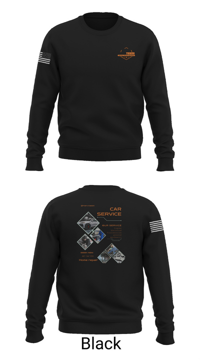 Servteem automotive group llc 15199320 Crew Neck Sweatshirt - 21