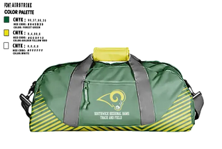 Duffle Bag, Southwick Regional Rams, Track & Field, Teamtime, Team time, sublimation, custom sports apparel, team uniforms, spirit wear, spiritwear, sports uniforms, custom shirts, team store, custom team store, fundraiser sports, apparel fundraiser