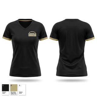 Womens Short Sleeve Vneck Shirt, Lincoln Cougars, , Teamtime, Team time, sublimation, custom sports apparel, team uniforms, spirit wear, spiritwear, sports uniforms, custom shirts, team store, custom team store, fundraiser sports, apparel fundraiser