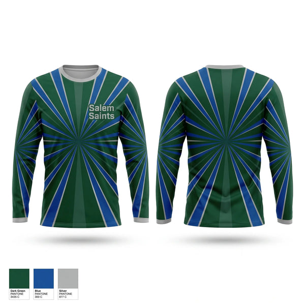 Long Sleeve Performance Shirt, Salem Saints, Spirit Store, Teamtime, Team time, sublimation, custom sports apparel, team uniforms, spirit wear, spiritwear, sports uniforms, custom shirts, team store, custom team store, fundraiser sports, apparel fundraiser