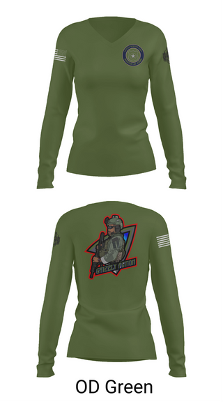 Womens Long Sleeve Vneck Shirt, ESIT-3, , Teamtime, Team time, sublimation, custom sports apparel, team uniforms, spirit wear, spiritwear, sports uniforms, custom shirts, team store, custom team store, fundraiser sports, apparel fundraiser