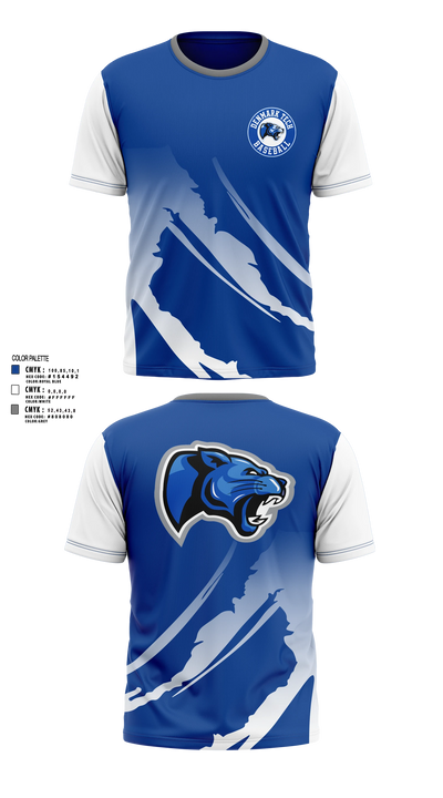 Denmark Tech Panthers Short Sleeve Performance Shirt - 7