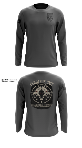 Long Sleeve Performance Shirt, Choas unit, E-Sports, Teamtime, Team time, sublimation, custom sports apparel, team uniforms, spirit wear, spiritwear, sports uniforms, custom shirts, team store, custom team store, fundraiser sports, apparel fundraiser