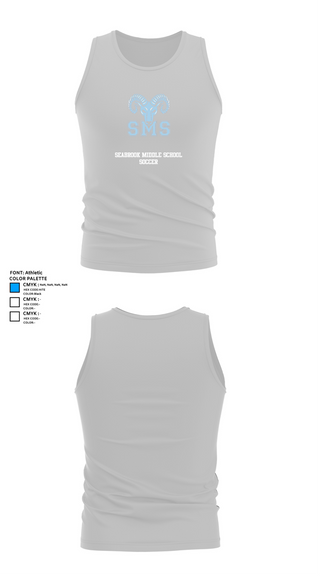 Tank Top, Seabrook Middle School Soccer, Women's Soccer, Teamtime, Team time, sublimation, custom sports apparel, team uniforms, spirit wear, spiritwear, sports uniforms, custom shirts, team store, custom team store, fundraiser sports, apparel fundraiser
