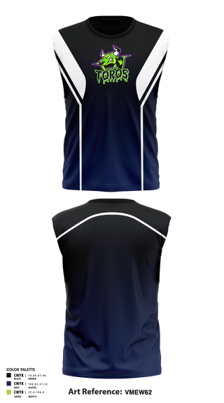 Northeast Toros Football 18068925 Sleeveless Performance Shirt - 11