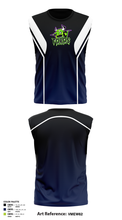 Northeast Toros Football 18068925 Sleeveless Performance Shirt - 11