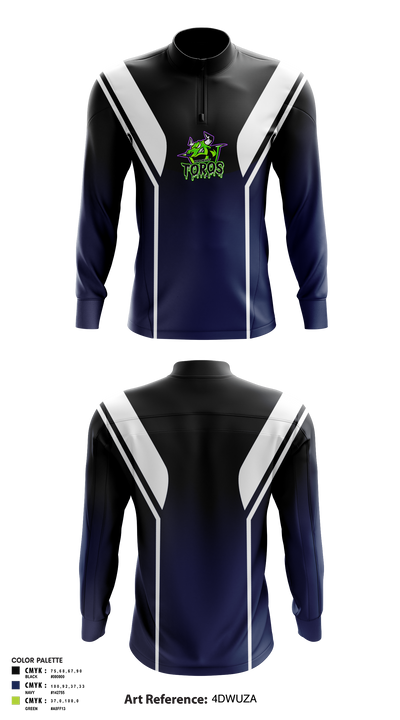 Northeast Toros Football 18068925 Quarter Zip Jacket - 11