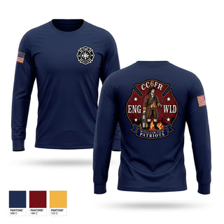 Long Sleeve Performance Shirt, Columbia County Fire Rescue Engine Company 6, Fire Department, Teamtime, Team time, sublimation, custom sports apparel, team uniforms, spirit wear, spiritwear, sports uniforms, custom shirts, team store, custom team store, fundraiser sports, apparel fundraiser