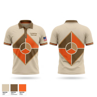 Short Sleeve Performance Polo, Lonestar Hazmat, Fire Department, Teamtime, Team time, sublimation, custom sports apparel, team uniforms, spirit wear, spiritwear, sports uniforms, custom shirts, team store, custom team store, fundraiser sports, apparel fundraiser