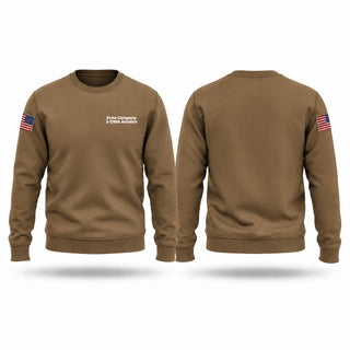Crew Neck Sweatshirt, Echo Company 3-126th Aviation, National Guard, Teamtime, Team time, sublimation, custom sports apparel, team uniforms, spirit wear, spiritwear, sports uniforms, custom shirts, team store, custom team store, fundraiser sports, apparel fundraiser