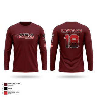 Long Sleeve Performance Shirt, Northeastern Assassins, E-Sports, Teamtime, Team time, sublimation, custom sports apparel, team uniforms, spirit wear, spiritwear, sports uniforms, custom shirts, team store, custom team store, fundraiser sports, apparel fundraiser
