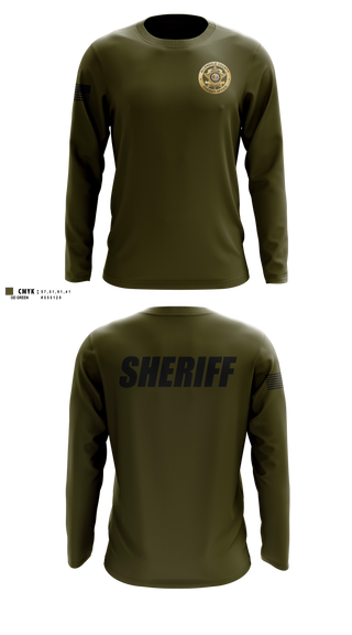 Long Sleeve Performance Shirt, Allendale County Sheriff’s Office, Police, Teamtime, Team time, sublimation, custom sports apparel, team uniforms, spirit wear, spiritwear, sports uniforms, custom shirts, team store, custom team store, fundraiser sports, apparel fundraiser
