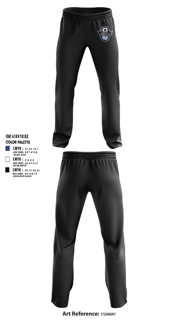 Sweatpants, North Chesapeake Football Club, Men's Soccer, Teamtime, Team time, sublimation, custom sports apparel, team uniforms, spirit wear, spiritwear, sports uniforms, custom shirts, team store, custom team store, fundraiser sports, apparel fundraiser