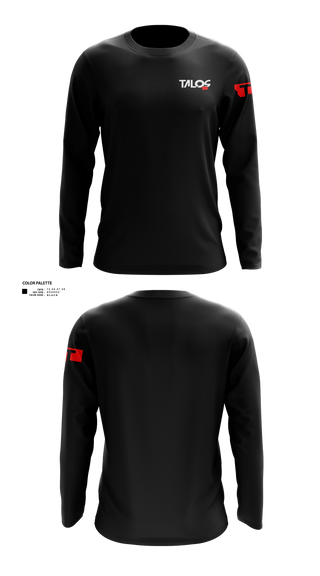 Long Sleeve Performance Shirt, Talos Security, , Teamtime, Team time, sublimation, custom sports apparel, team uniforms, spirit wear, spiritwear, sports uniforms, custom shirts, team store, custom team store, fundraiser sports, apparel fundraiser
