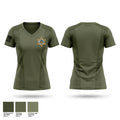Blank County Sheriff Department Women's Short Sleeve V-neck Shirt - 1