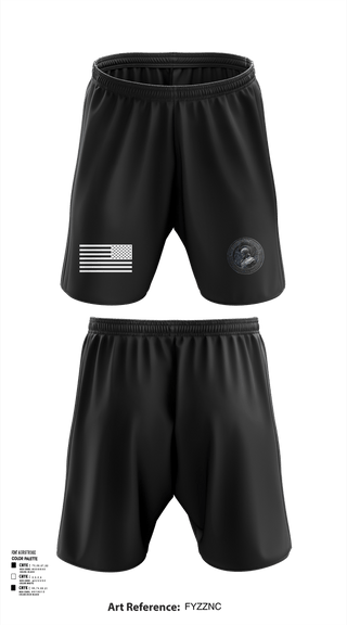 Athletic Shorts With Pockets, Charlie Battery 2-114th FA, , Teamtime, Team time, sublimation, custom sports apparel, team uniforms, spirit wear, spiritwear, sports uniforms, custom shirts, team store, custom team store, fundraiser sports, apparel fundraiser