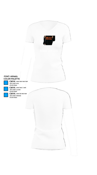 Womens Short Sleeve Vneck Shirt, Hardee Lady Cats, Women's Basketball, Teamtime, Team time, sublimation, custom sports apparel, team uniforms, spirit wear, spiritwear, sports uniforms, custom shirts, team store, custom team store, fundraiser sports, apparel fundraiser