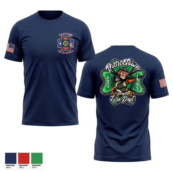 Piercetown Fire Department 39853038 Short Sleeve Performance Shirt - 1