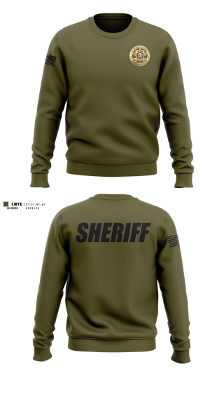 Crew Neck Sweatshirt, Allendale County Sheriff’s Office, Police, Teamtime, Team time, sublimation, custom sports apparel, team uniforms, spirit wear, spiritwear, sports uniforms, custom shirts, team store, custom team store, fundraiser sports, apparel fundraiser