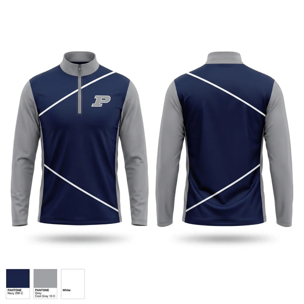 Quarter Zip Jacket, Plummer Middle School Basketball, Men's Basketball, Teamtime, Team time, sublimation, custom sports apparel, team uniforms, spirit wear, spiritwear, sports uniforms, custom shirts, team store, custom team store, fundraiser sports, apparel fundraiser