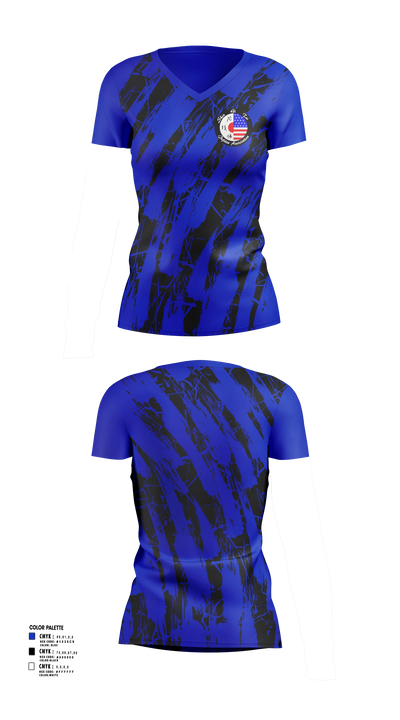 Mansfield Martial Arts Center Women's Short Sleeve V-neck Shirt - 3
