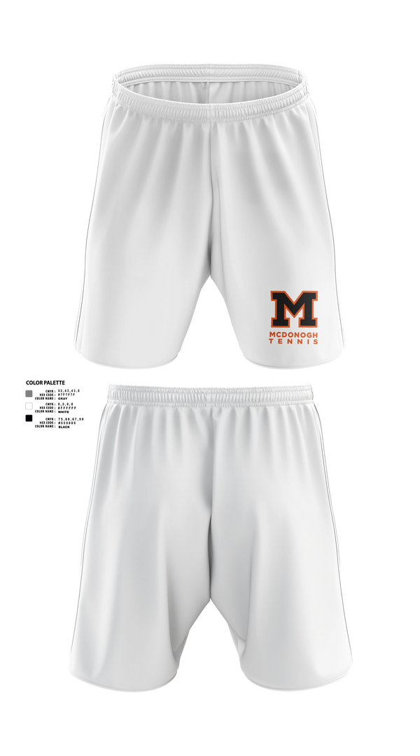 Athletic Shorts With Pockets, Mcdonogh Girls Tennis, Tennis, Teamtime, Team time, sublimation, custom sports apparel, team uniforms, spirit wear, spiritwear, sports uniforms, custom shirts, team store, custom team store, fundraiser sports, apparel fundraiser