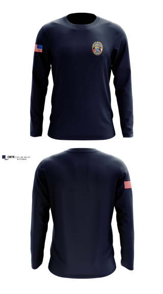 Long Sleeve Performance Shirt, Sour Lake Police Department, Police, Teamtime, Team time, sublimation, custom sports apparel, team uniforms, spirit wear, spiritwear, sports uniforms, custom shirts, team store, custom team store, fundraiser sports, apparel fundraiser