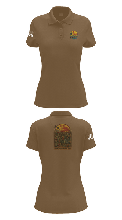 MACARTHUR PARK UNIT 16981211 Women's Short Sleeve Performance Polo  - 14