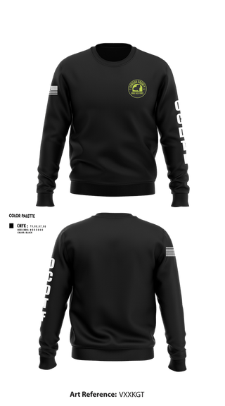Crew Neck Sweatshirt, Oswego County Drug Task Force, Police, Teamtime, Team time, sublimation, custom sports apparel, team uniforms, spirit wear, spiritwear, sports uniforms, custom shirts, team store, custom team store, fundraiser sports, apparel fundraiser