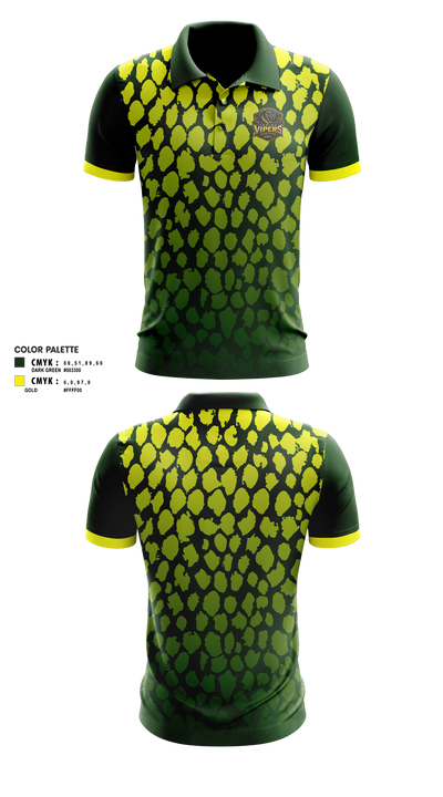 Yakima Vipers 37662855 Short Sleeve Performance Polo - 1