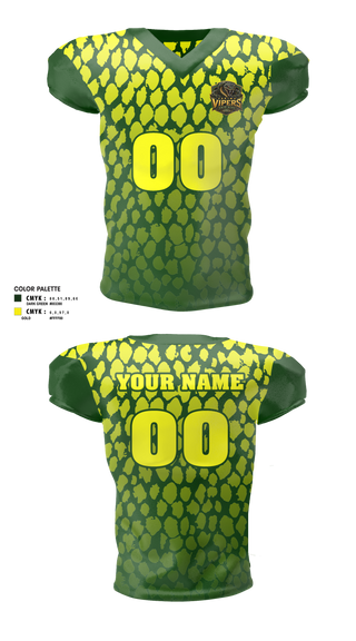 Yakima Vipers 37662855 Football Jersey - 1