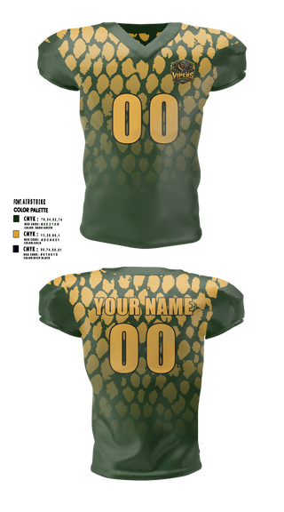 Yakima Vipers 37662855 Football Jersey - 1