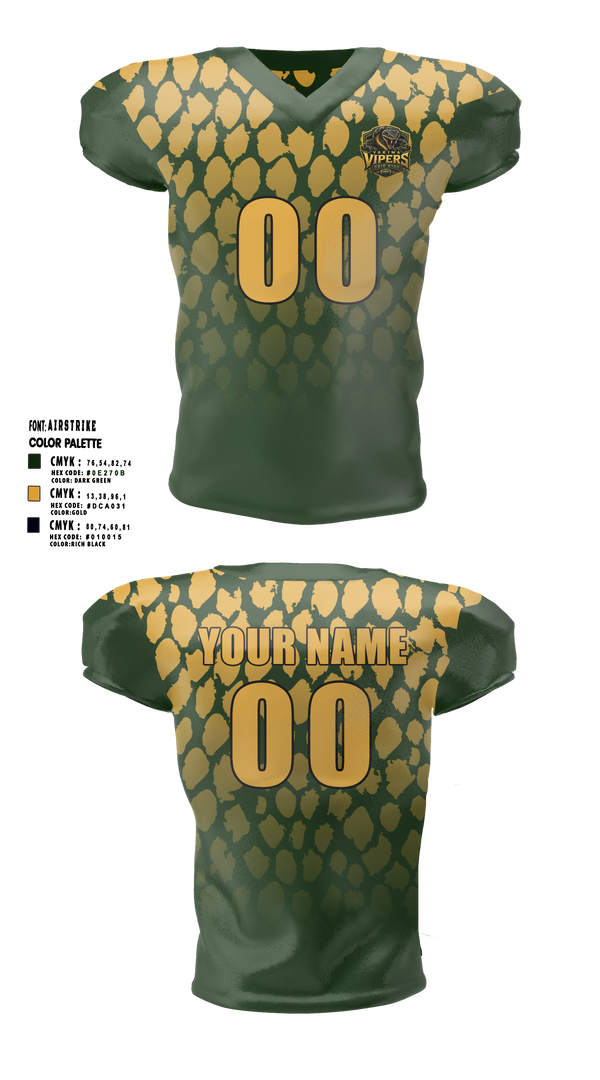 Yakima Vipers 37662855 Football Jersey - 1