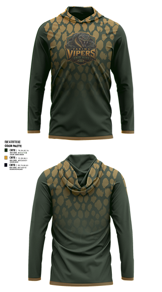 Yakima Vipers 37662855 Long Sleeve Hooded Sun Shirt - 1