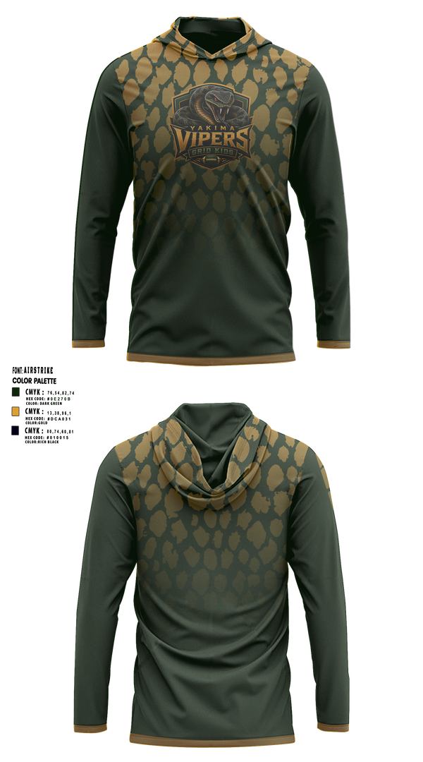 Yakima Vipers 37662855 Long Sleeve Hooded Sun Shirt - 1