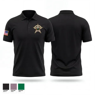 Short Sleeve Performance Polo, Starke County Sheriff's Office, Police, Teamtime, Team time, sublimation, custom sports apparel, team uniforms, spirit wear, spiritwear, sports uniforms, custom shirts, team store, custom team store, fundraiser sports, apparel fundraiser
