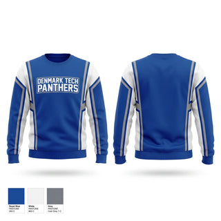 Crew Neck Sweatshirt, Denmark Tech Panthers, Baseball, Teamtime, Team time, sublimation, custom sports apparel, team uniforms, spirit wear, spiritwear, sports uniforms, custom shirts, team store, custom team store, fundraiser sports, apparel fundraiser