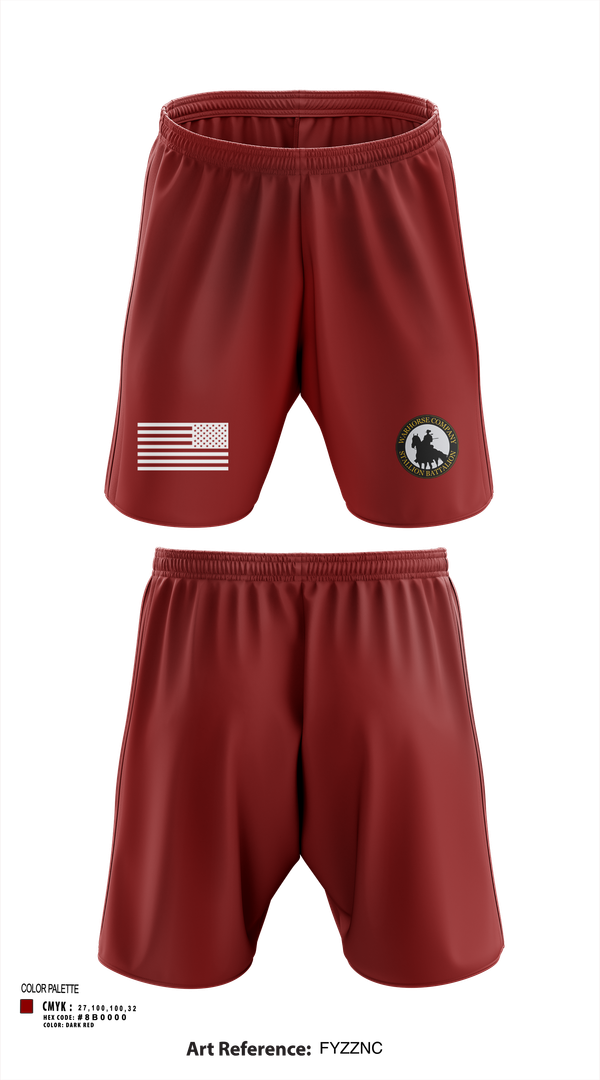 Athletic Shorts With Pockets, 2-8 Cav, HHC, Medic Platoon, , Teamtime, Team time, sublimation, custom sports apparel, team uniforms, spirit wear, spiritwear, sports uniforms, custom shirts, team store, custom team store, fundraiser sports, apparel fundraiser