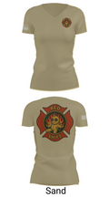 City of Lake Geneva Fire Department 76395935 Women's Short Sleeve V-neck Shirt - 88