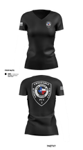 Motorcycle unit 20809616 Women's Short Sleeve V-neck Shirt - 15