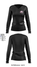 Republic Sandlot Sisters Women's Long Sleeve V-neck Shirt - 6